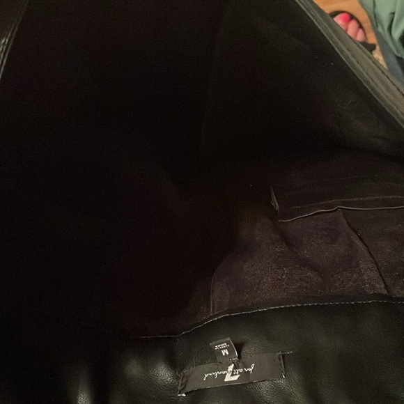 7 For All Mankind Medium Black Pants Luxe Finish Pockets Excellent Condition - Picture 11 of 11